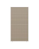 Pergola Neo zijwand paneel 125x235 cm - zand - teak look