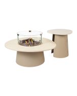 Cosidune vuurtafel inclusief zijtafel - sandy beige