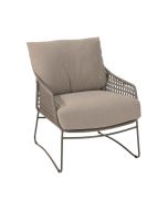 Moretti loungestoel - bruin