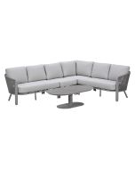 Ryan loungeset hoek 5-delig - taupe