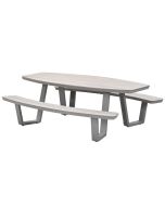 Sarria picknick set ovaal 220 x 193 - taupe