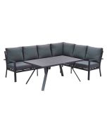 Senja lounge dining set 3-delig rechts - mystic grey