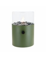 Cosiscoop XL gaslantaarn Ø 20,5 x 30 cm - mosgroen