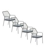 Ross tuinstoel mosgroen - 4 stuks