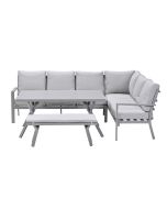 Senja lounge dining set 4-delig rechts - valley sand