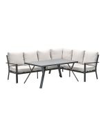 Senja lounge dining set 3-delig rechts - desert sand