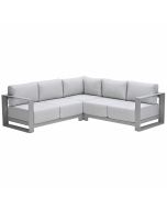 Malakka loungebank 3-delig - taupe