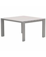 Malakka lounge dining tafel 111,5x111,5 cm - taupe