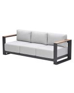 Malakka loungebank - light teak look