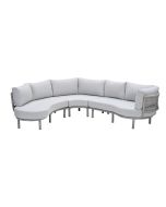 Algarve lounge dining set 3-delig - taupe