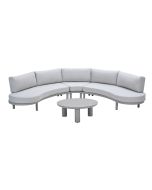 Mallorca loungeset 4-delig - taupe