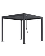 Pergola Neo bioclimatic tuinpaviljoen 300x300xH255 cm - antraciet