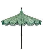 Kelly stokparasol donker groen - Ø235 x 238 cm