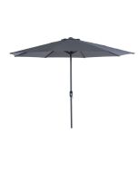 Lotus parasol Ø300 cm - donker grijs