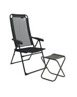 Como standenstoel - verstelbaar - met voetenbank - blend grey