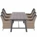Marbella tuinset 7-delig havanna zand - Moreno tuintafel 250x100 cm