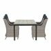 Marbella tuinset 5-delig vintage willow - Palmas tuintafel 180x107 cm