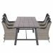 Marbella tuinset 7-delig vintage willow - Moreno tuintafel 250x100 cm