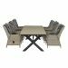 Marbella tuinset 7-delig vintage willow - Stone tuintafel 240x100 cm