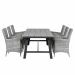 Sharon 7-delige tuinset - Moreno tuintafel 250x100 cm 