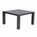 Plaza lounge dining tafel 115.5x115.5xH68 cm - donker grijs