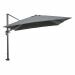 Hawaii Zweefparasol 300x300 cm donker grijs