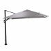 Hawaii Lumen LED zweefparasol 300x300 cm - frame donker grijs - doek zand