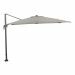 Hawaii M zweefparasol 270x270 cm - frame donker grijs - doek licht grijs