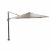 Hawaii M zweefparasol Ø330 cm - frame donker grijs - doek taupe