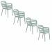 Mira tuinstoel soft groen - 4 stuks