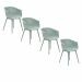 Lexy tuinstoel soft groen - 4 stuks
