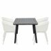 Lexy tuinset 5-delig wit - Penedo tuintafel 160x90 cm