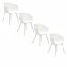 Lexy tuinstoel wit - 4 stuks