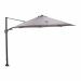 Hawaii zweefparasol Ø350 cm - frame donker grijs - doek zand