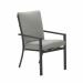 Senja lounge dining stoel - donker grijs