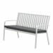 Silje parkbank L150 - wit