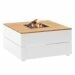 Cosipure 100 white frame / teak top