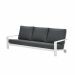 Coba 3-zits loungebank - wit