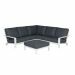 Coba loungeset 4-delig - wit