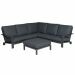 Coba loungeset 4-delig - donker grijs