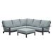 Coba lounge set 4-delig - mint grey