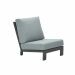 Coba lounge midden element - mint grey