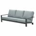 Coba 3-zits loungebank - mint grey