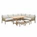 Alora lounge dining set 5-delig rechts - sahara sand