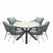Lucas tuinset 7-delig - Tulli tuintafel 220x115 cm