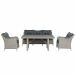 Nova lounge dining set 4-delig - vintage willow