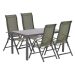 Santos tuinset 5-delig mos groen - Gabriel tuintafel 150x90 cm