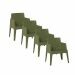 Box tuinstoel 'the original' donker groen - 4 stuks