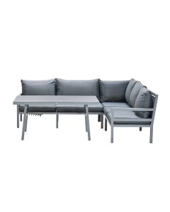 Carla lounge dining set 3-delig - grijs