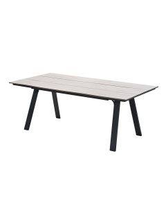 Braga tuintafel 220 x 100 cm - donker grijs